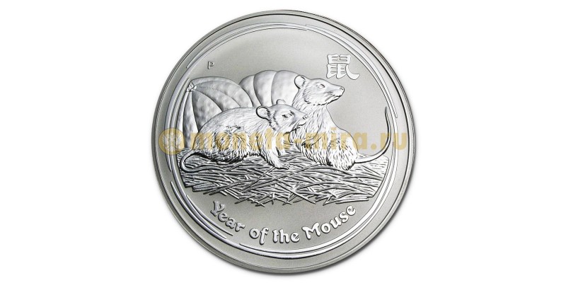 Монета 50 центов Австралии 2008 г. год крысы, Лунар 2