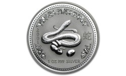 1 доллар Австралии 2001 г. год змеи, Лунар 1