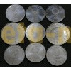 Набор из 9 монет Японии 100 и 500 йен 2020-2021 гг. Олимпиада в Токио 2020, 4-й выпуск