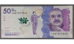 50000 песо Колумбии 2019 год
