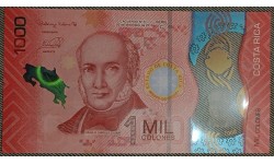 1000 колонов Коста-Рика 2019 год - полимерная банкнота
