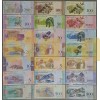 Сет из 21 банкноты Венесуэлы 2007-2018 гг.. от 2 до 20000 боливаров