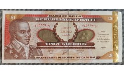 20 гурд Гаити 2001 г. 200 лет конституции
