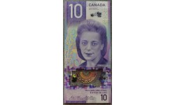 10 долларов Канады 2018 г. Виола Дезмонд, пластик