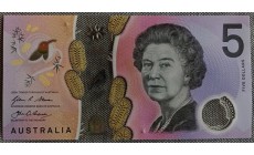 5 долларов Австралии 2016 год - пластик
