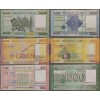 Набор из 6 банкнот Ливана 2014-2020 гг.. 100000,50000,20000,10000,5000,1000 ливров