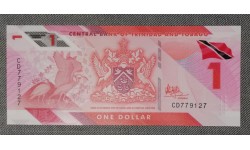 1 доллар Тринидад и Тобаго 2020 г. Полимерная банкнота 