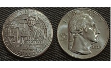 25 центов США 2023 г. Элеонора Рузвельт - серия Женщины Америки, двор D №8