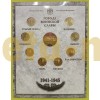 Набор из 8 монет с жетоном СПМД серии "Города Воинской Славы" 2014 г. 4-й выпуск