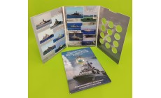 Альбом для монет 10 долларов Силенд - Черноморский Флот РФ в СВО