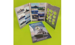 Альбом для монет 10 долларов Силенд - Черноморский Флот РФ в СВО