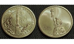 1 доллар инновации США 2024 г. Ракета Сатурн 5. Алабама - №23 двор D