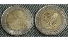5 злотых Польша 2025 г. Ратуша Бжега 5 злотых Польша 2025 г. Ратуша Бжега