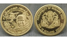 10 долларов Княжество Силенд 2025 г. Алексей Леонов, история Российской космонавтики - №2 10 долларов Княжество Силенд 2025 г. Алексей Леонов, история Российской космонавтики - №2