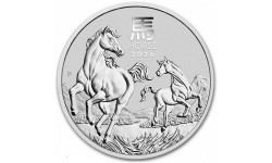 1 доллар Австралия 2025 г. год лошади, Лунар 3