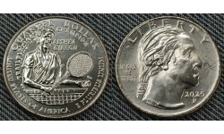 25 центов США 2025 г. Женщины Америки. Теннисистка Алтея Гибсон №20