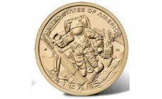 1 доллар инновации США 2025 г. Центр управления космическими полётами, Техас - №29 двор P