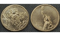 1 доллар инновации США 2025 г. Центр управления космическими полётами, Техас - №29 двор D