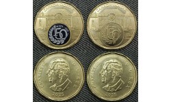 Набор из 2 монет 1 доллар Канада 2025 г. 150 лет Верховному Суду Канады