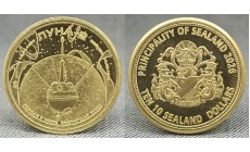 10 долларов Княжество Силенд 2022 г. ЛУНА-2, история Российской космонавтики - №6