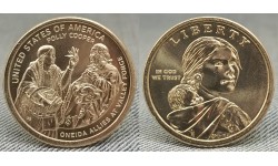 1 доллар США 2026 г. Полли Купер, Сакагавея, двор P