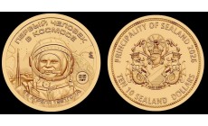 10 долларов Княжество Силенд 2026 г. Первый человек в космосе 65 лет - №82