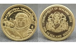 10 долларов Княжество Силенд 2026 г. Валентина Терешкова, история Российской космонавтики - №9