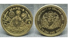 10 долларов Княжество Силенд 2026 г. МАРС-3, история Российской космонавтики - №10