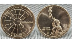 1 доллар инновации США 2026 г. Суперкомпьютер Cray-1, Висконсин - №31 двор P
