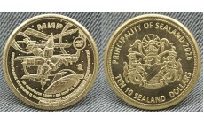 10 долларов Княжество Силенд 2026 г. Орбитальная станция МИР, история Российской космонавтики - №11