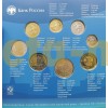 Официальный годовой набор из 8 монет РФ 2025 г. СПМД - в сувенирной упаковке