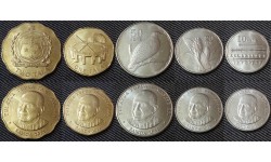 Набор из 5 монет Самоа 2011 г. 10,20,50 сене и 1,2 тала 