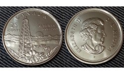 25 центов Канады 2005 г. 100-лет провиции Альберта