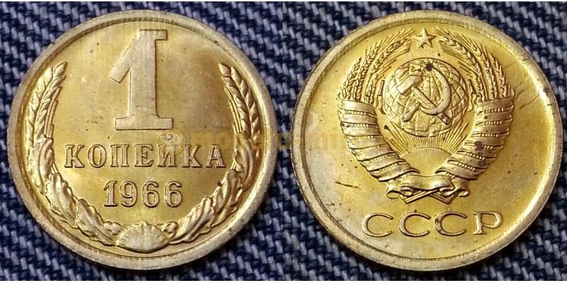 1 копейка СССР 1966 г. №3