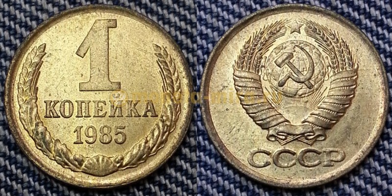 1 копейка СССР 1985 г. №2