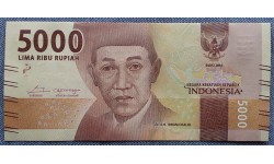 5000 рупий Индонезии 2016 г. 
