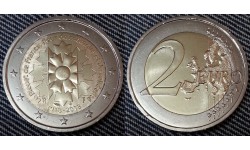 2 евро Франции 2018 год - Французский Василек