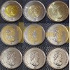 Набор из 9 монет 2017 г. 150 лет со дня основания Канадской конфедерации 